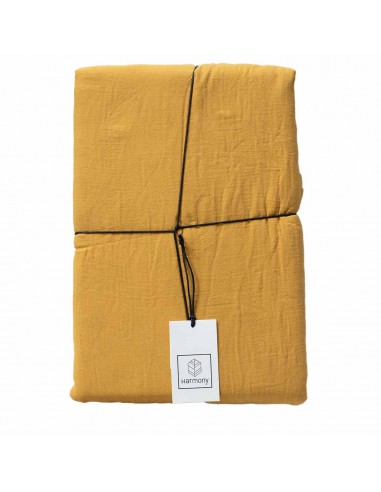 Drap plat en gaze de coton Dili - 2 couleurs - Haomy offre 