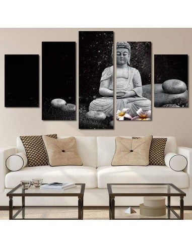 Tableau Bouddha Noir et Blanc Comparez et commandez 