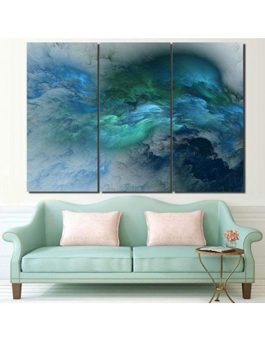 Tableau Nuages turquoises Pour