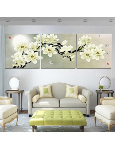 Tableau peinture Magnolia Triptyque prix