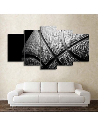 Tableau Basket noir et blanc basket pas cher