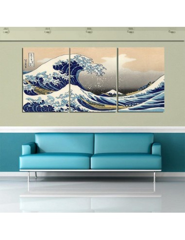 Tableau La grande vague de Kanagawa, Hokusai à prix réduit toute l'année