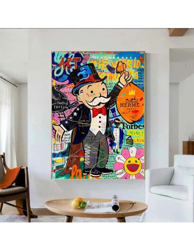 tableau street art monopoly le concept de la Pate a emporter 