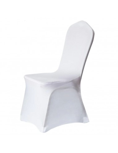 Housse de Chaise Mariage Blanche rembourrage situé sous