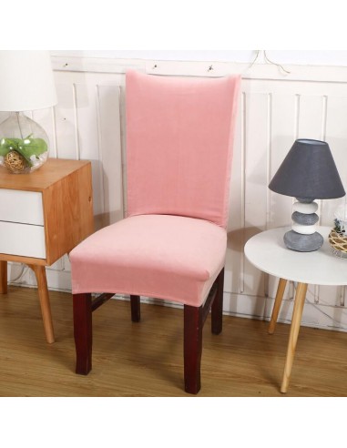 Housse de Chaise Velours Rose 50-70% off 