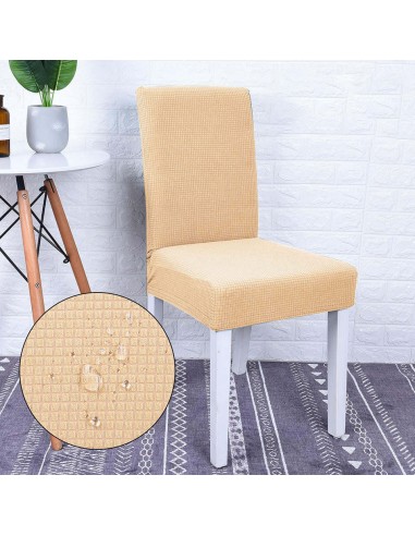 Housse de Chaise Imperméable Beige de l' environnement