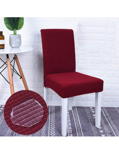 Housse de Chaise Imperméable Rouge destockage