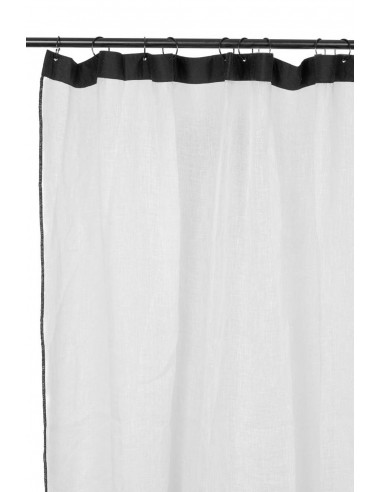 Bonifacio linen voile curtain 140x280 cm - 2 colors - Haomy pas chere