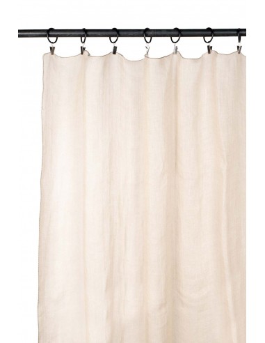 Florence washed linen voile curtain 140x300 cm - 2 colors - Haomy solde