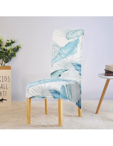 Housse de Chaise XL Fleurie Turquoise de la marque